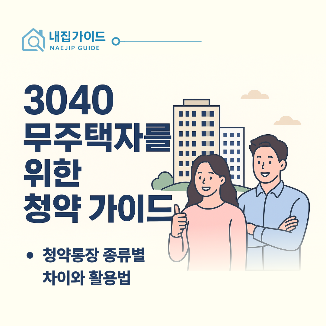 청약통장 종류별 차이와 활용법
