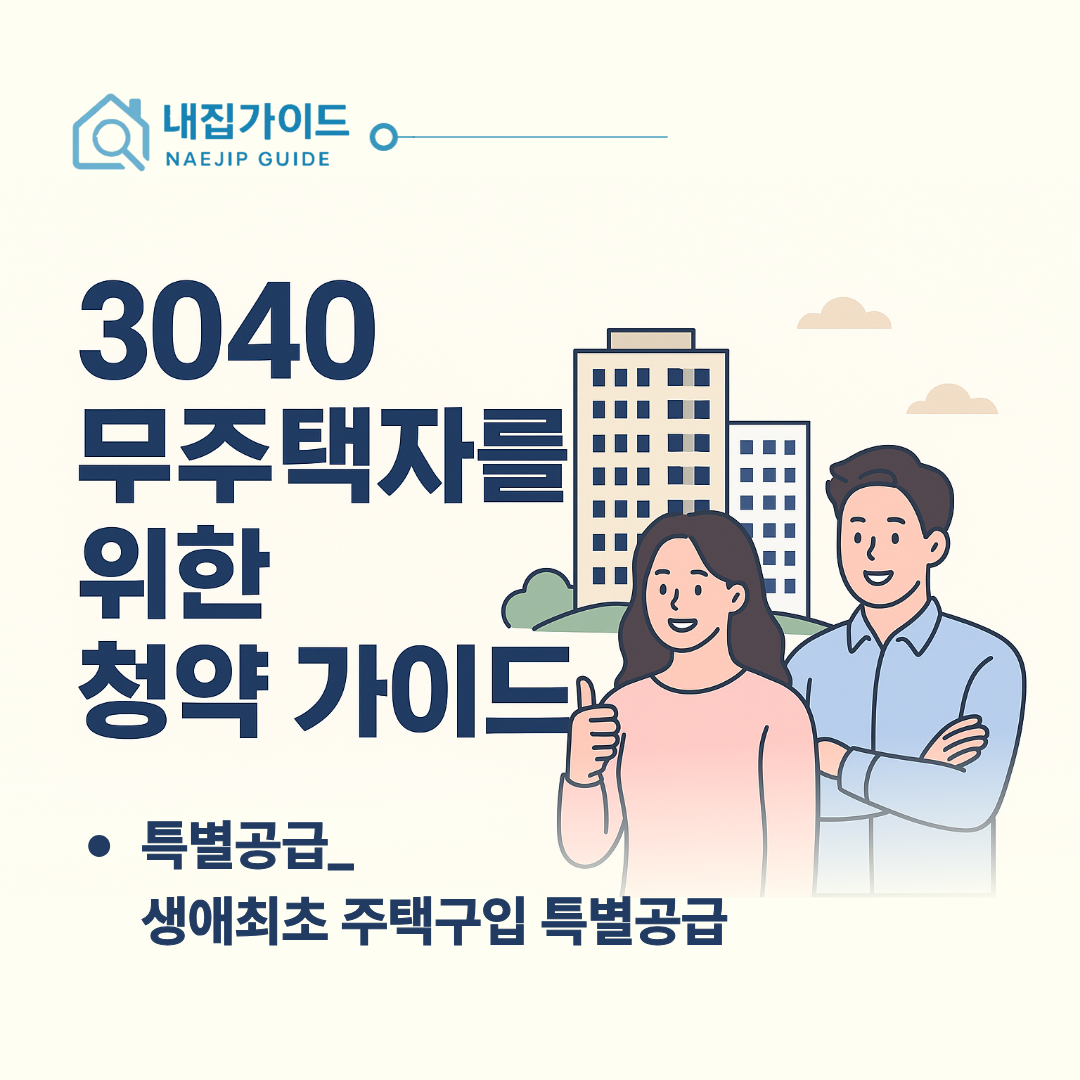 생애최초 특별공급 가이드